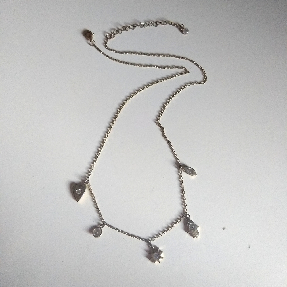 Silver Chakra Necklace